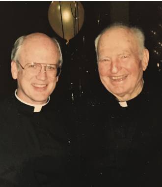 Father George Sullivan, S.J. and Father Frank